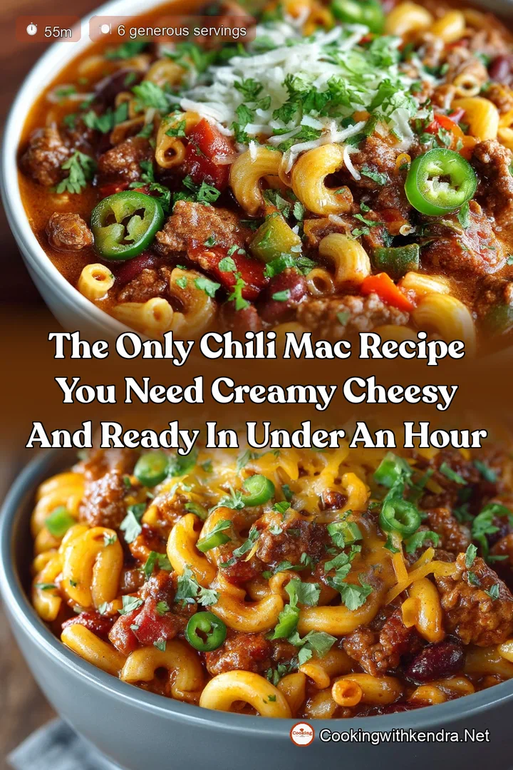The Only Chili Mac Recipe You Need Creamy Cheesy and Ready in Under an Hour
