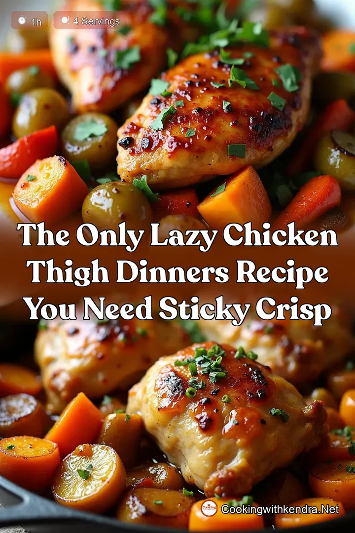 The Only Lazy Chicken Thigh Dinners Recipe You Need Sticky Crisp