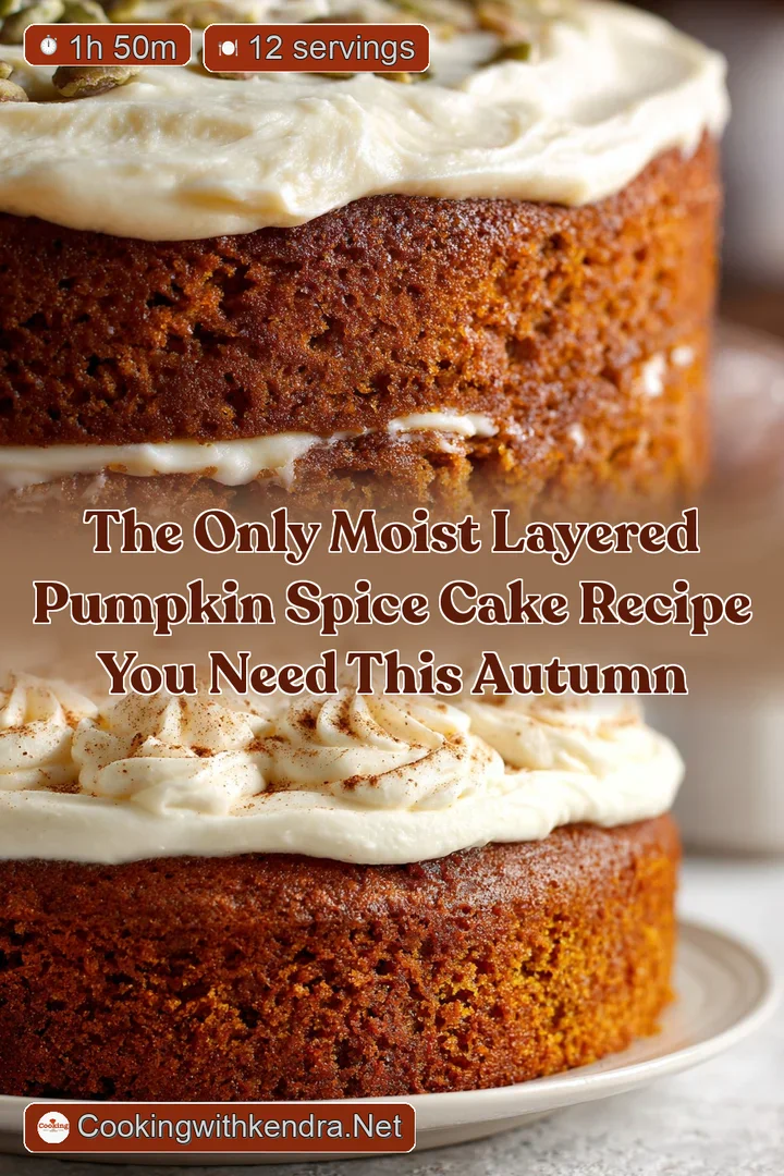 The Only Moist Layered Pumpkin Spice Cake Recipe You Need This Autumn