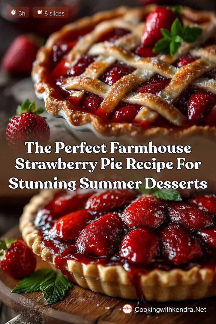 The Perfect Farmhouse Strawberry Pie Recipe for Stunning Summer Desserts