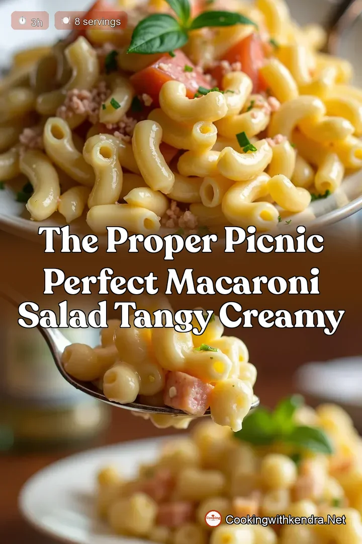 The Proper Picnic Perfect Macaroni Salad Tangy Creamy