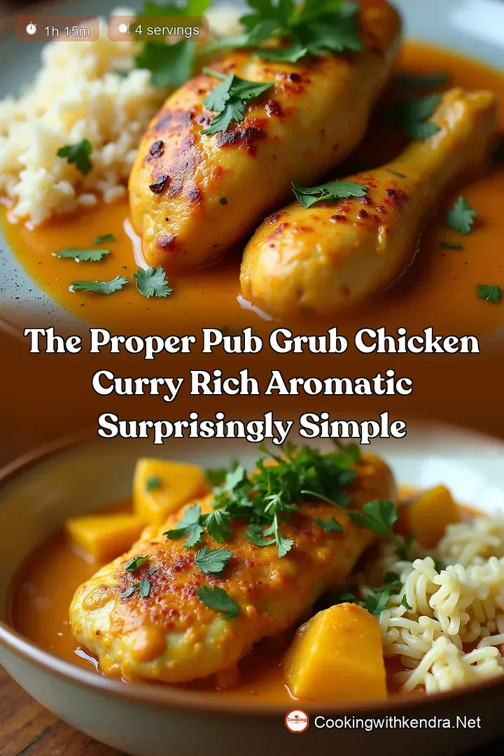 The Proper Pub Grub Chicken Curry Rich Aromatic Surprisingly Simple