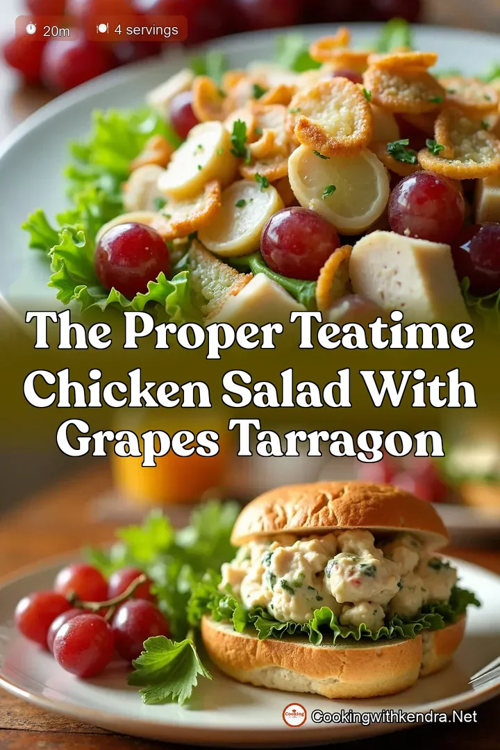 The Proper TeaTime Chicken Salad with Grapes Tarragon
