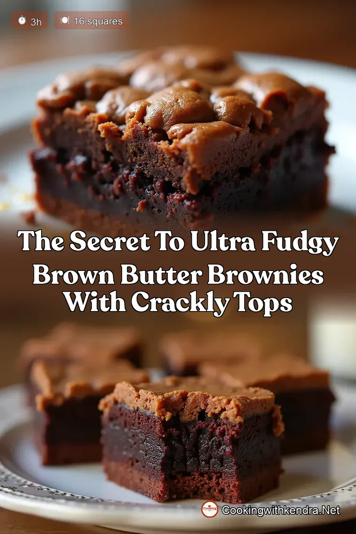 The Secret to Ultra Fudgy Brown Butter Brownies with Crackly Tops