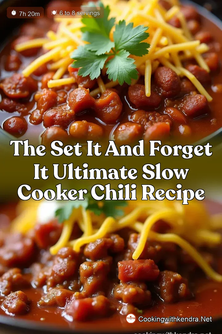 The Set It and Forget It Ultimate Slow Cooker Chili Recipe