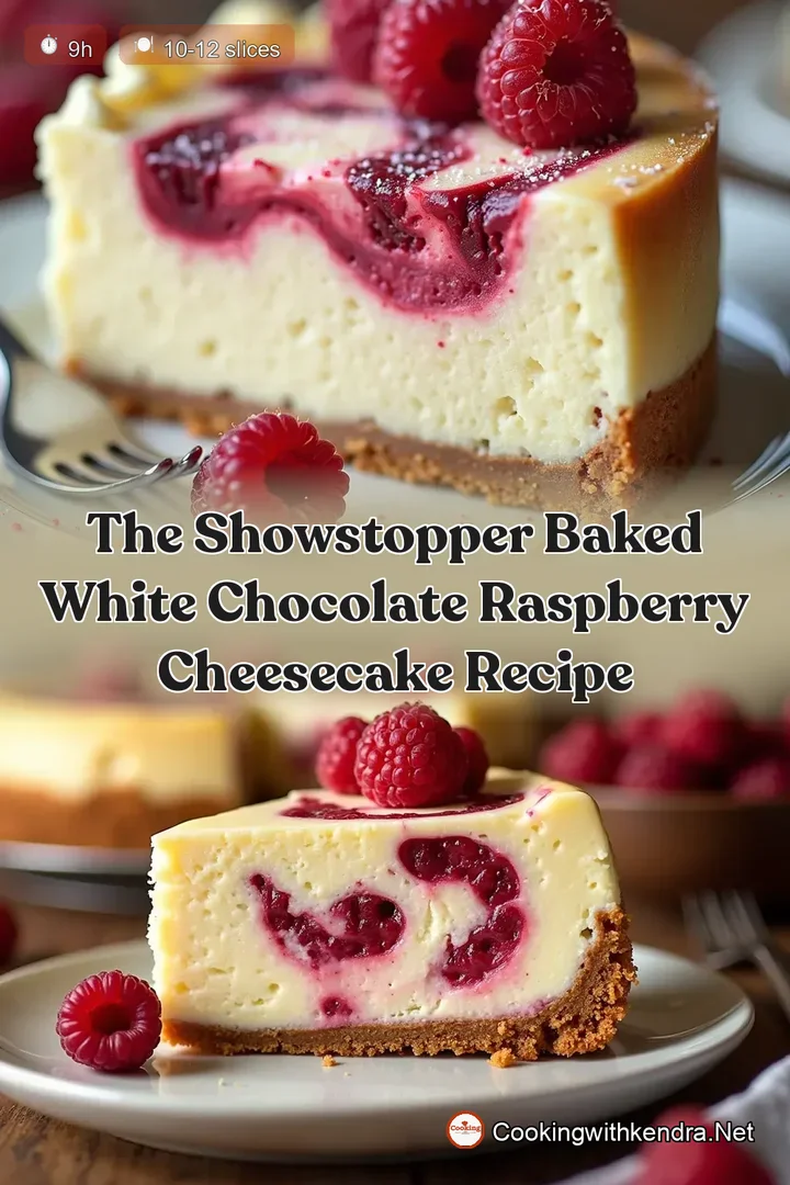 The Showstopper Baked White Chocolate Raspberry Cheesecake Recipe