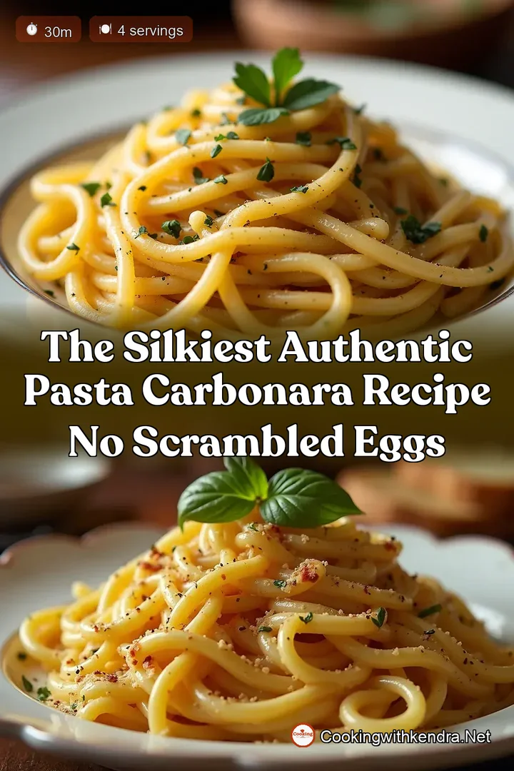 The Silkiest Authentic Pasta Carbonara Recipe No Scrambled Eggs