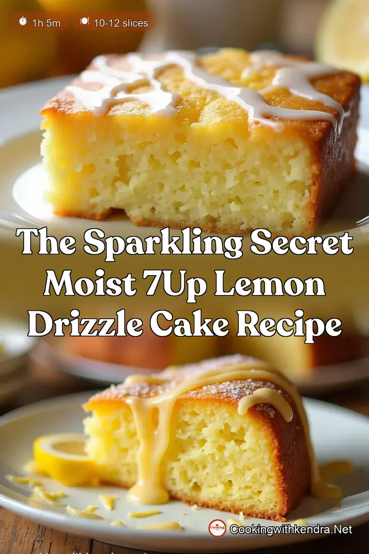 The Sparkling Secret Moist 7UP Lemon Drizzle Cake Recipe