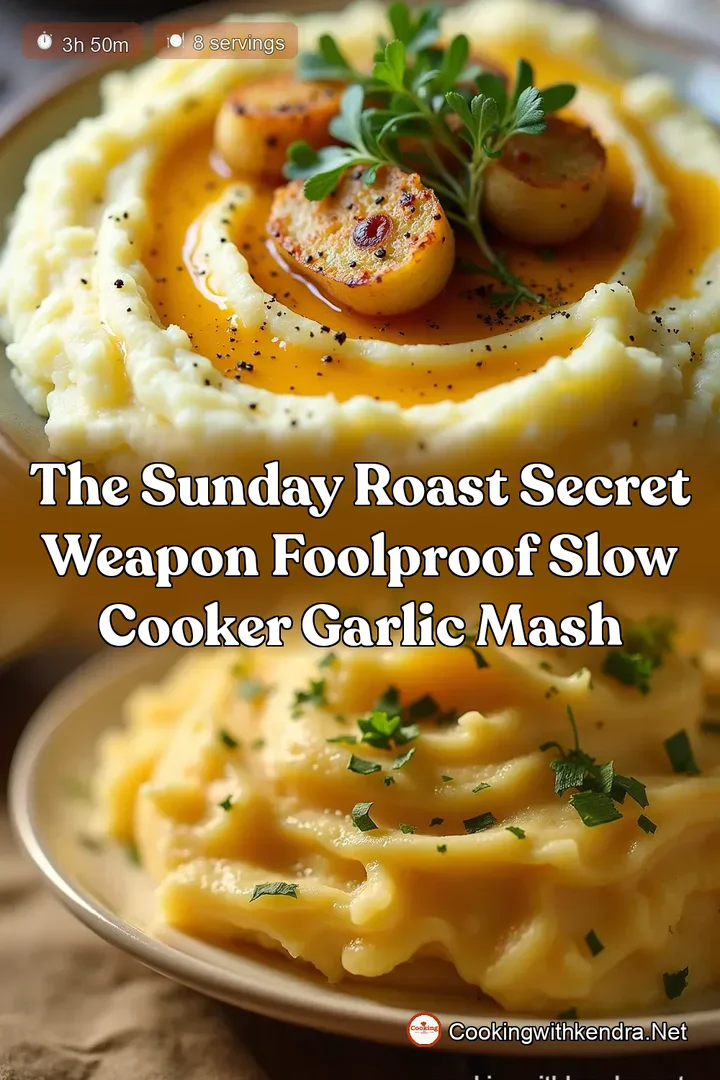 The Sunday Roast Secret Weapon Foolproof Slow Cooker Garlic Mash