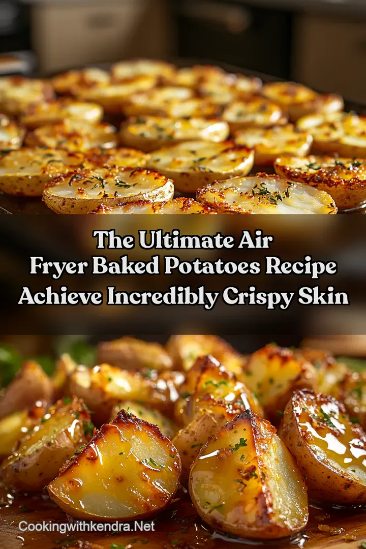 The Ultimate Air Fryer Baked Potatoes Recipe Achieve Incredibly Crispy Skin