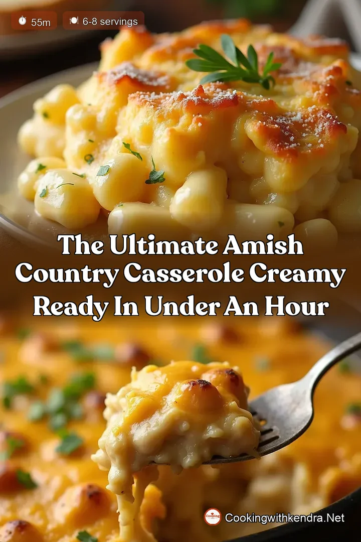 The Ultimate Amish Country Casserole Creamy Ready in Under an Hour