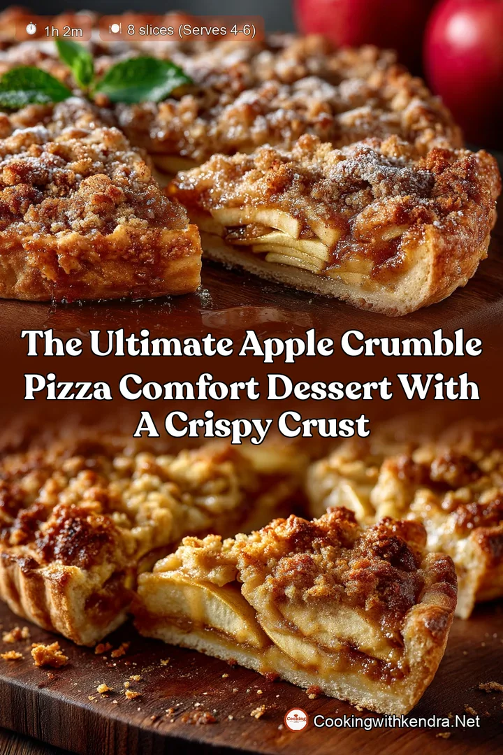 The Ultimate Apple Crumble Pizza Comfort Dessert with a Crispy Crust