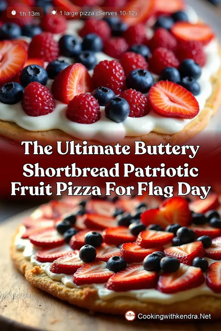 The Ultimate Buttery Shortbread Patriotic Fruit Pizza for Flag Day