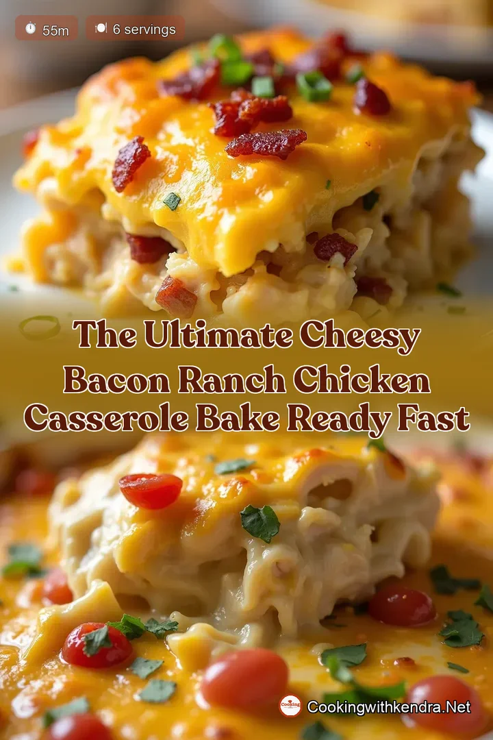 The Ultimate Cheesy Bacon Ranch Chicken Casserole Bake Ready Fast