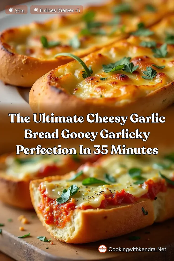 The Ultimate Cheesy Garlic Bread Gooey Garlicky Perfection in 35 Minutes