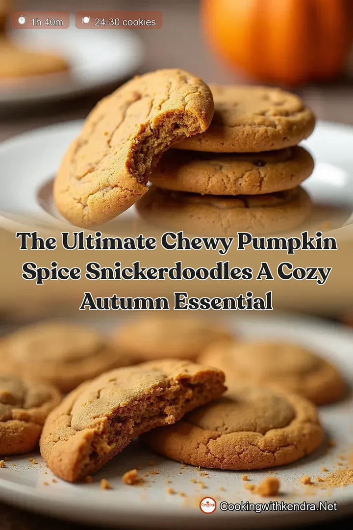 The Ultimate Chewy Pumpkin Spice Snickerdoodles A Cozy Autumn Essential
