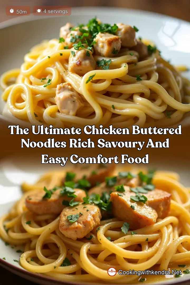 The Ultimate Chicken Buttered Noodles Rich Savoury and Easy Comfort Food