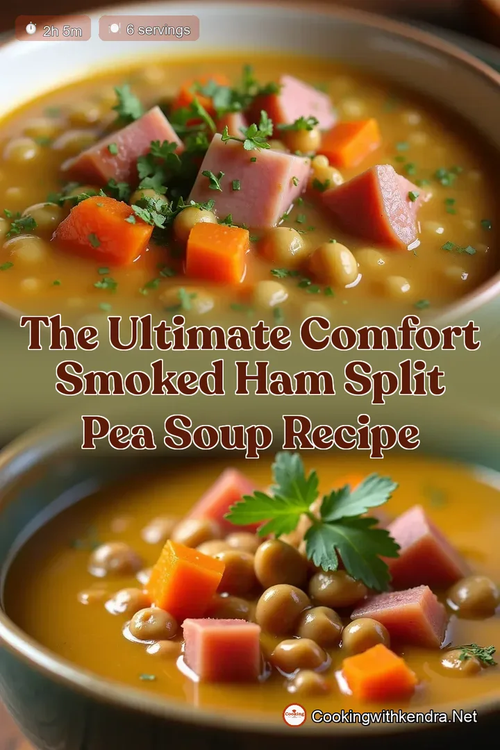 The Ultimate Comfort Smoked Ham Split Pea Soup Recipe