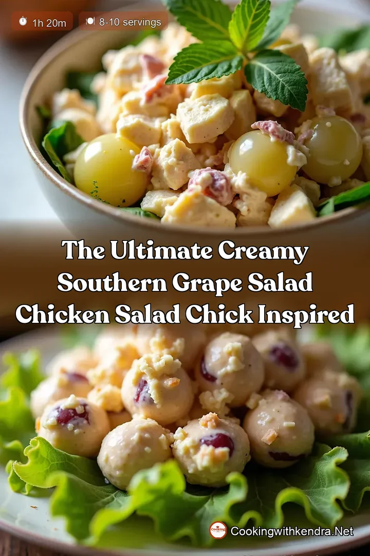 The Ultimate Creamy Southern Grape Salad Chicken Salad Chick Inspired