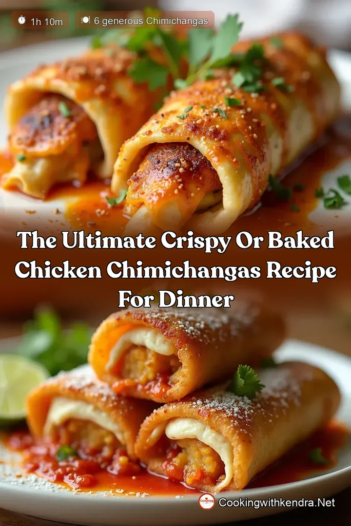 The Ultimate Crispy or Baked Chicken Chimichangas Recipe for Dinner
