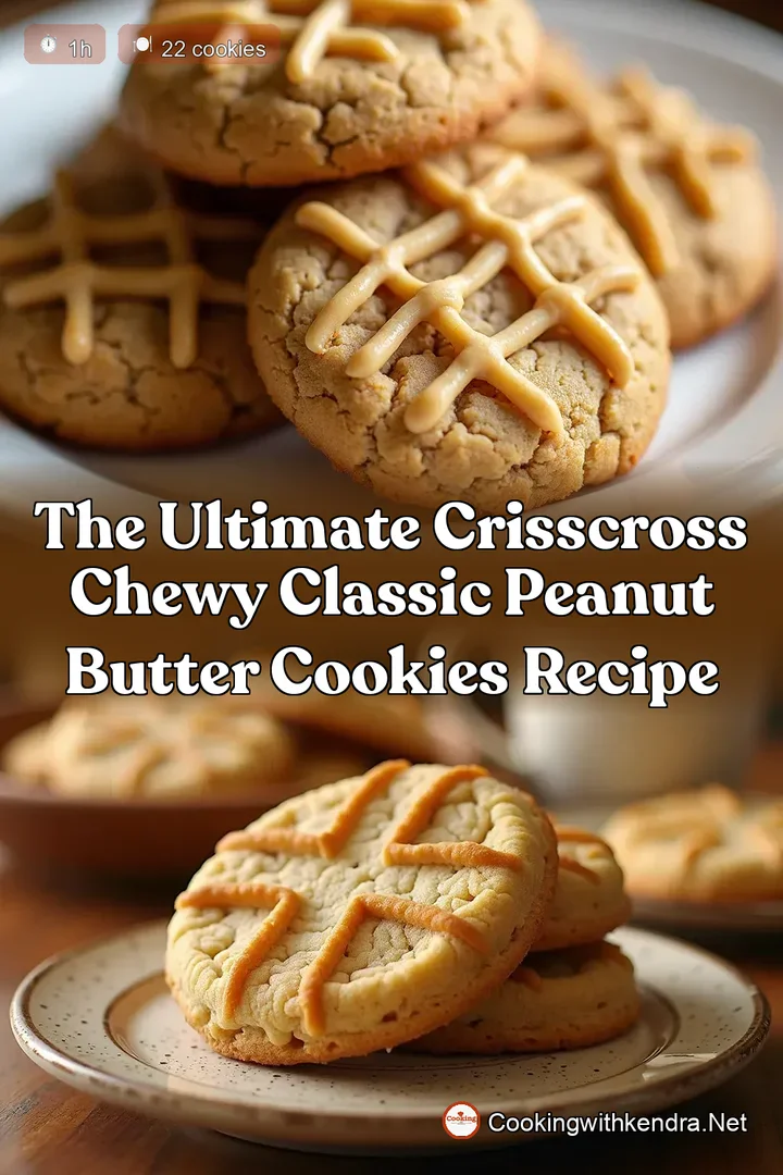 The Ultimate CrissCross Chewy Classic Peanut Butter Cookies Recipe