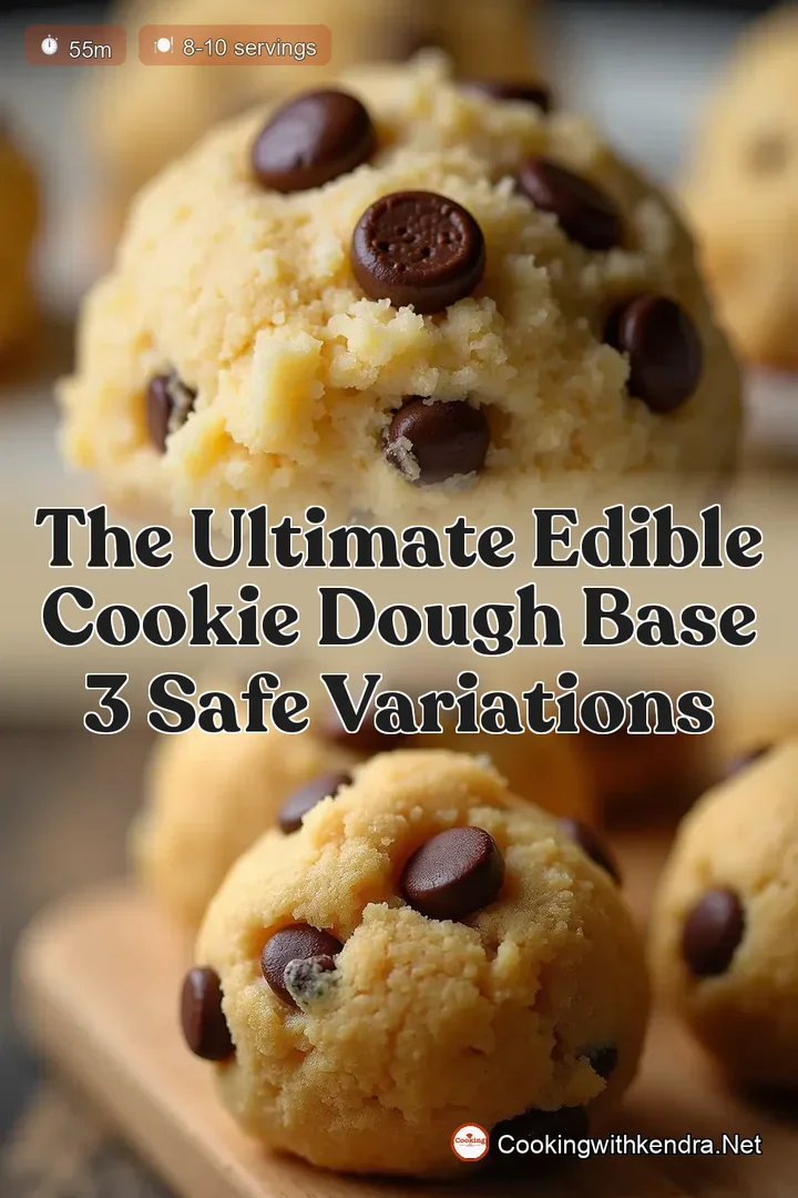 The Ultimate Edible Cookie Dough Base 3 Safe Variations