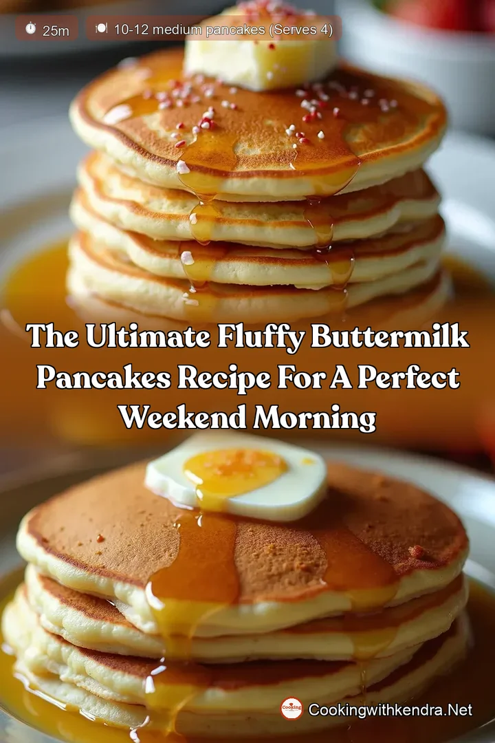 The Ultimate Fluffy Buttermilk Pancakes Recipe for a Perfect Weekend Morning