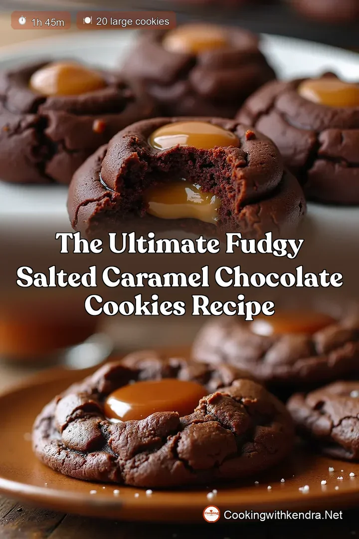 The Ultimate Fudgy Salted Caramel Chocolate Cookies Recipe