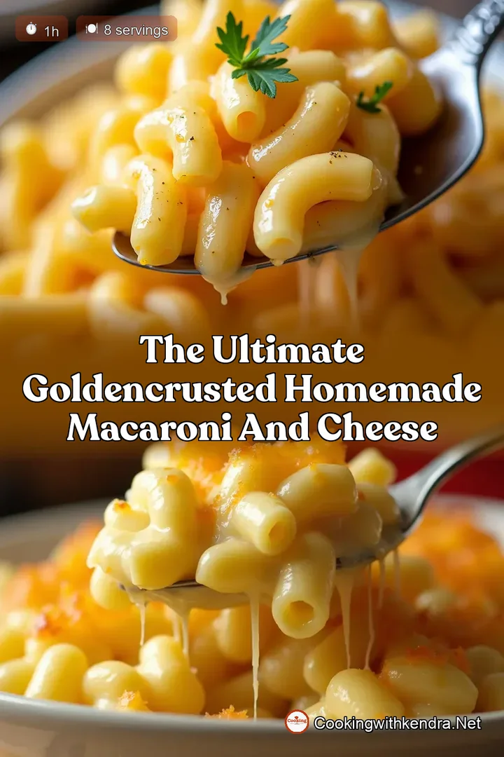 The Ultimate GoldenCrusted Homemade Macaroni and Cheese