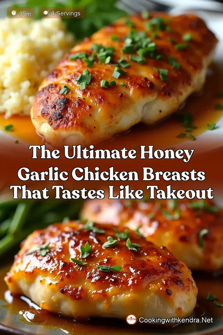 The Ultimate Honey Garlic Chicken Breasts That Tastes Like Takeout