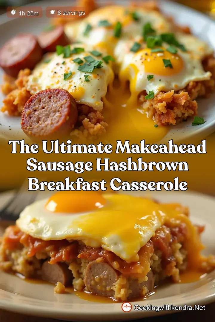 The Ultimate MakeAhead Sausage Hashbrown Breakfast Casserole