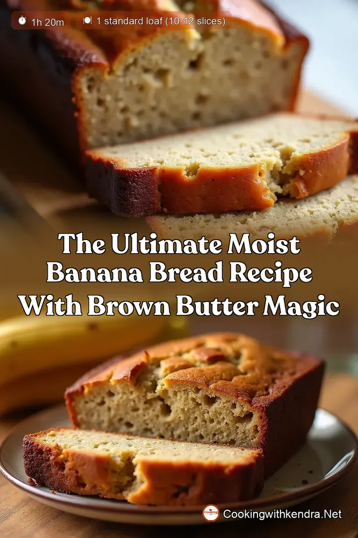 The Ultimate Moist Banana Bread Recipe with Brown Butter Magic