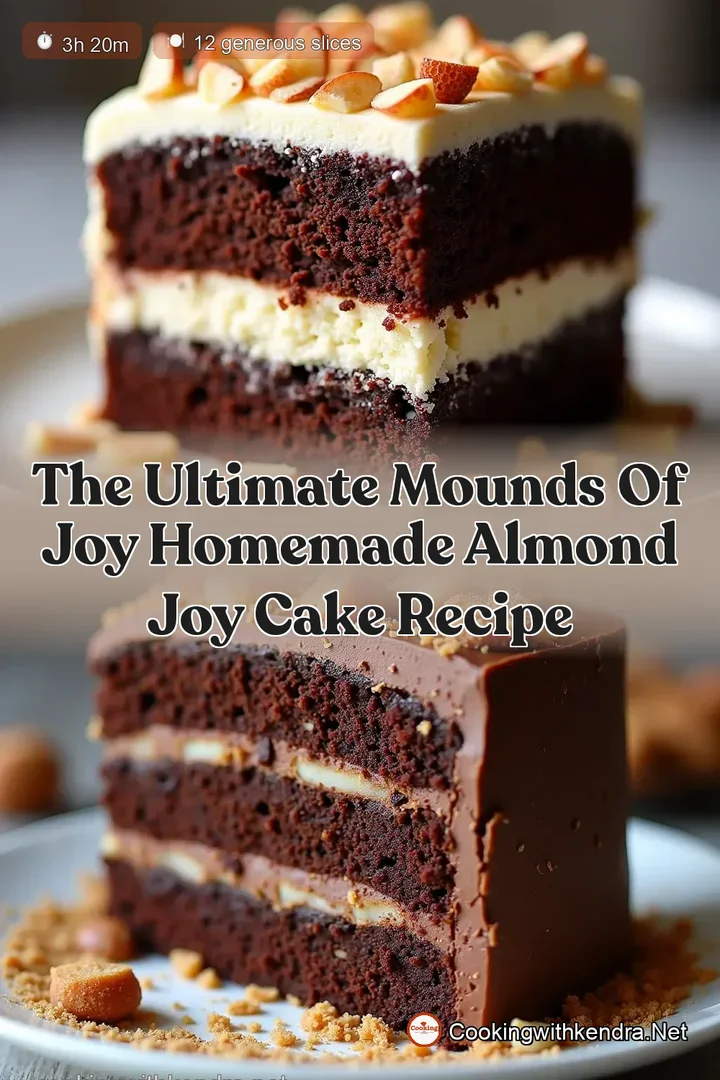 The Ultimate Mounds of Joy Homemade Almond Joy Cake Recipe