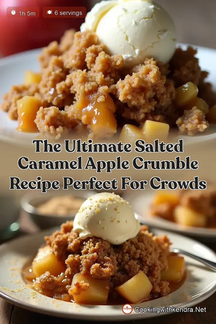The Ultimate Salted Caramel Apple Crumble Recipe Perfect for Crowds
