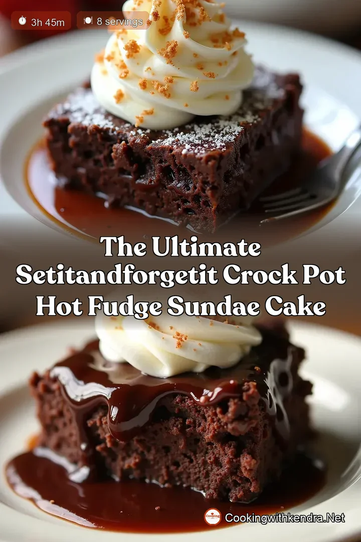 The Ultimate SetItAndForgetIt Crock Pot Hot Fudge Sundae Cake