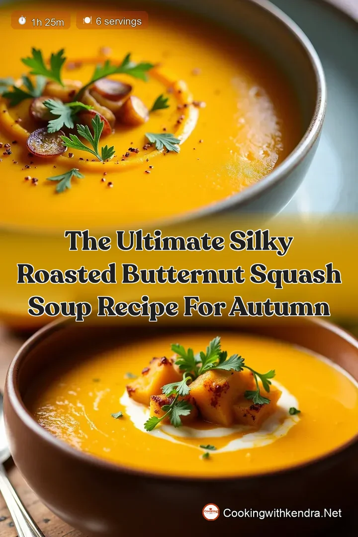 The Ultimate Silky Roasted Butternut Squash Soup Recipe for Autumn