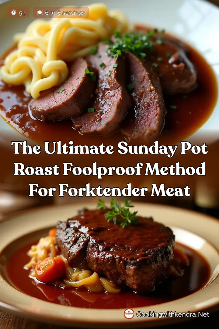 The Ultimate Sunday Pot Roast Foolproof Method for ForkTender Meat