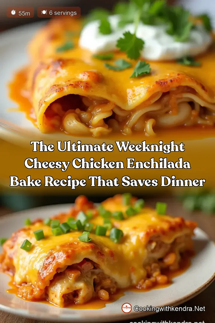 The Ultimate Weeknight Cheesy Chicken Enchilada Bake Recipe That Saves Dinner
