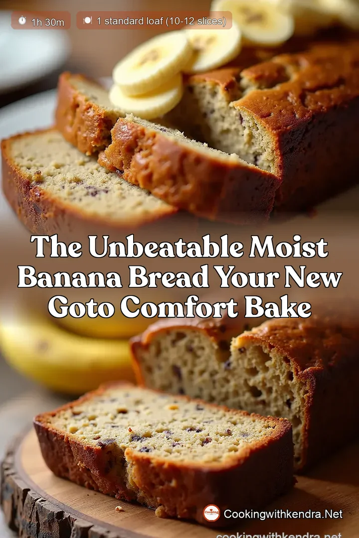 The Unbeatable Moist Banana Bread Your New GoTo Comfort Bake