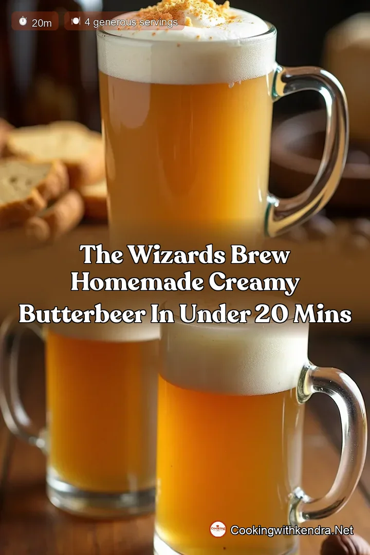 The Wizards Brew Homemade Creamy Butterbeer in Under 20 Mins