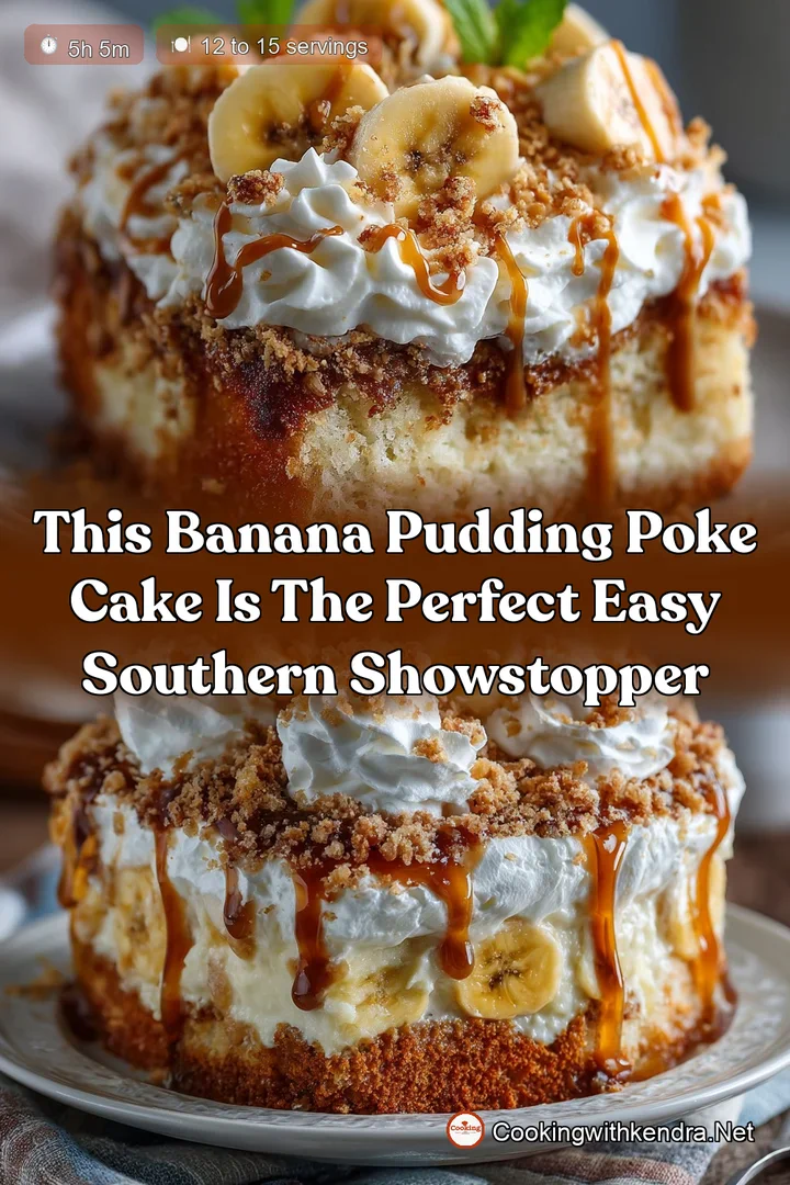 This Banana Pudding Poke Cake is the Perfect Easy Southern Showstopper