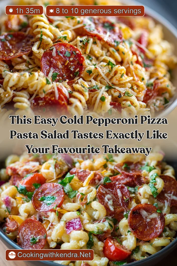 This Easy Cold Pepperoni Pizza Pasta Salad Tastes Exactly Like Your Favourite Takeaway