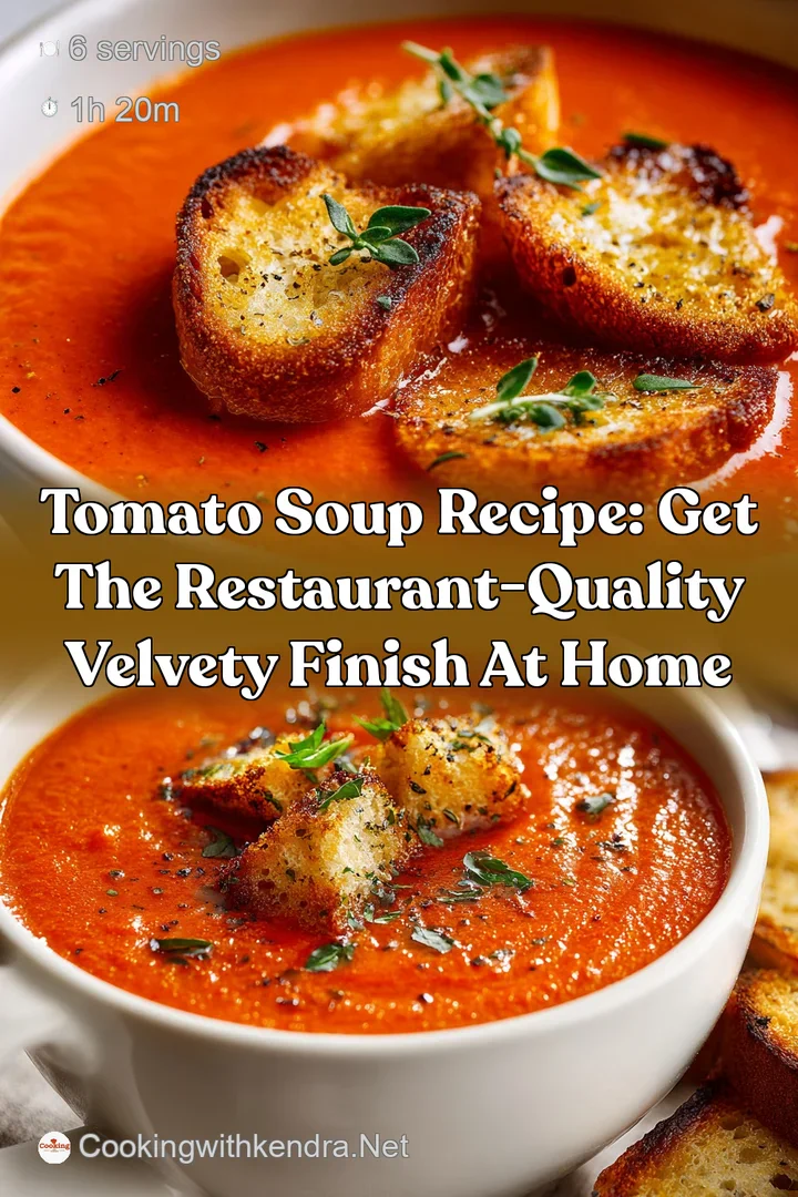 Tomato Soup Recipe: Get the Restaurant-Quality Velvety Finish at Home