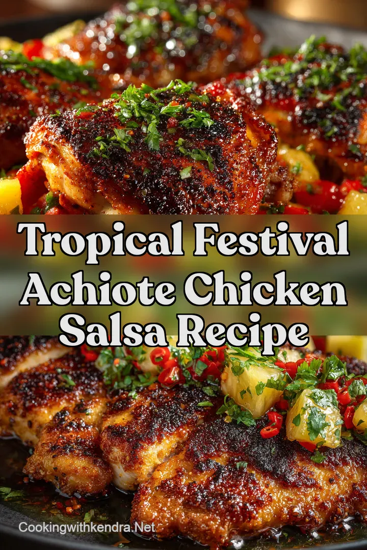 Tropical Festival Achiote Chicken Salsa Recipe
