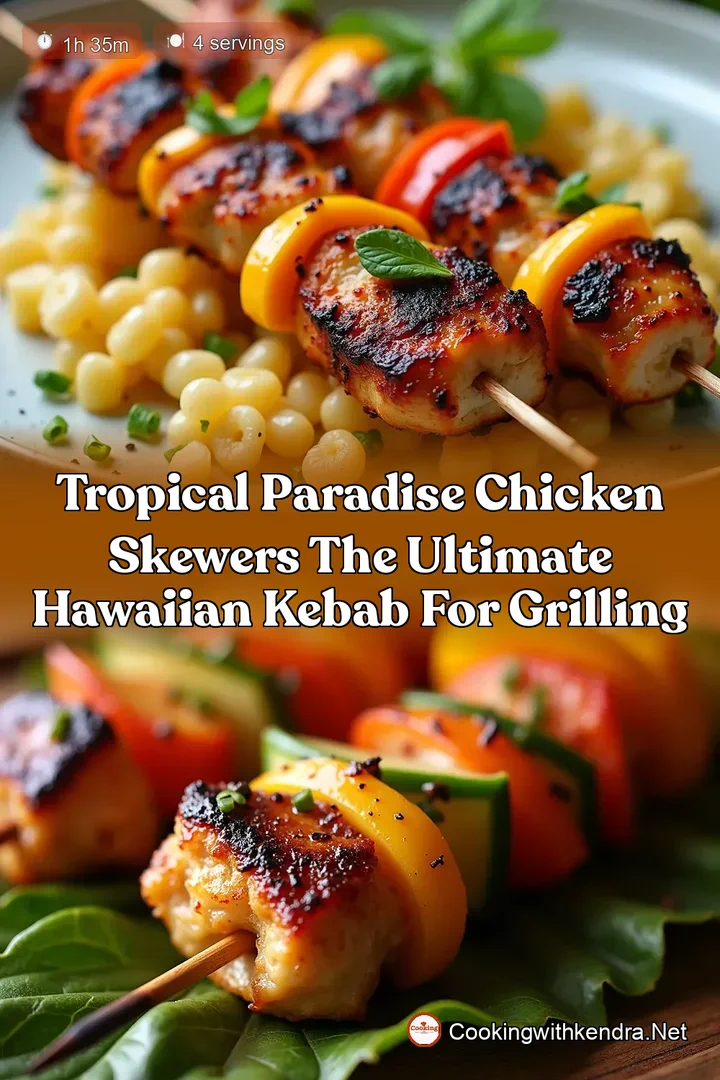 Tropical Paradise Chicken Skewers The Ultimate Hawaiian Kebab for Grilling