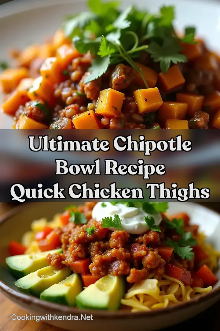Ultimate Chipotle Bowl Recipe Quick Chicken Thighs