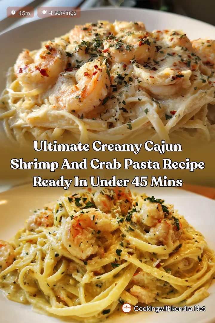 Ultimate Creamy Cajun Shrimp And Crab Pasta Recipe Ready in Under 45 Mins