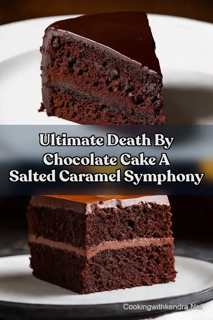 Ultimate Death By Chocolate Cake A Salted Caramel Symphony