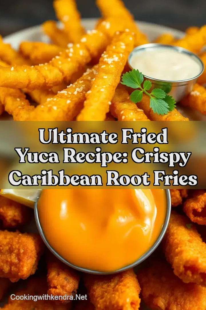 Ultimate Fried Yuca Recipe: Crispy Caribbean Root Fries : PIN FOR LATER Ultimate Fried Yuca Recipe: Crispy Caribbean Root Fries