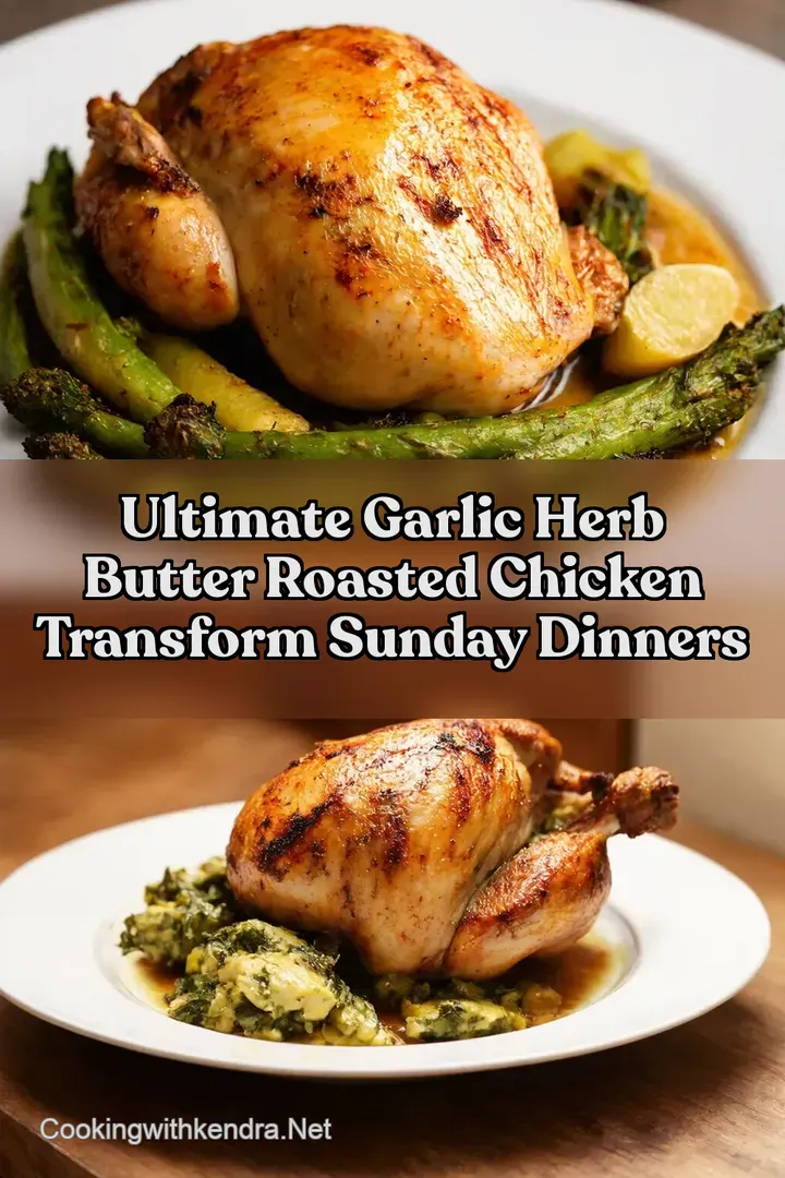 Ultimate Garlic Herb Butter Roasted Chicken Transform Sunday Dinners
